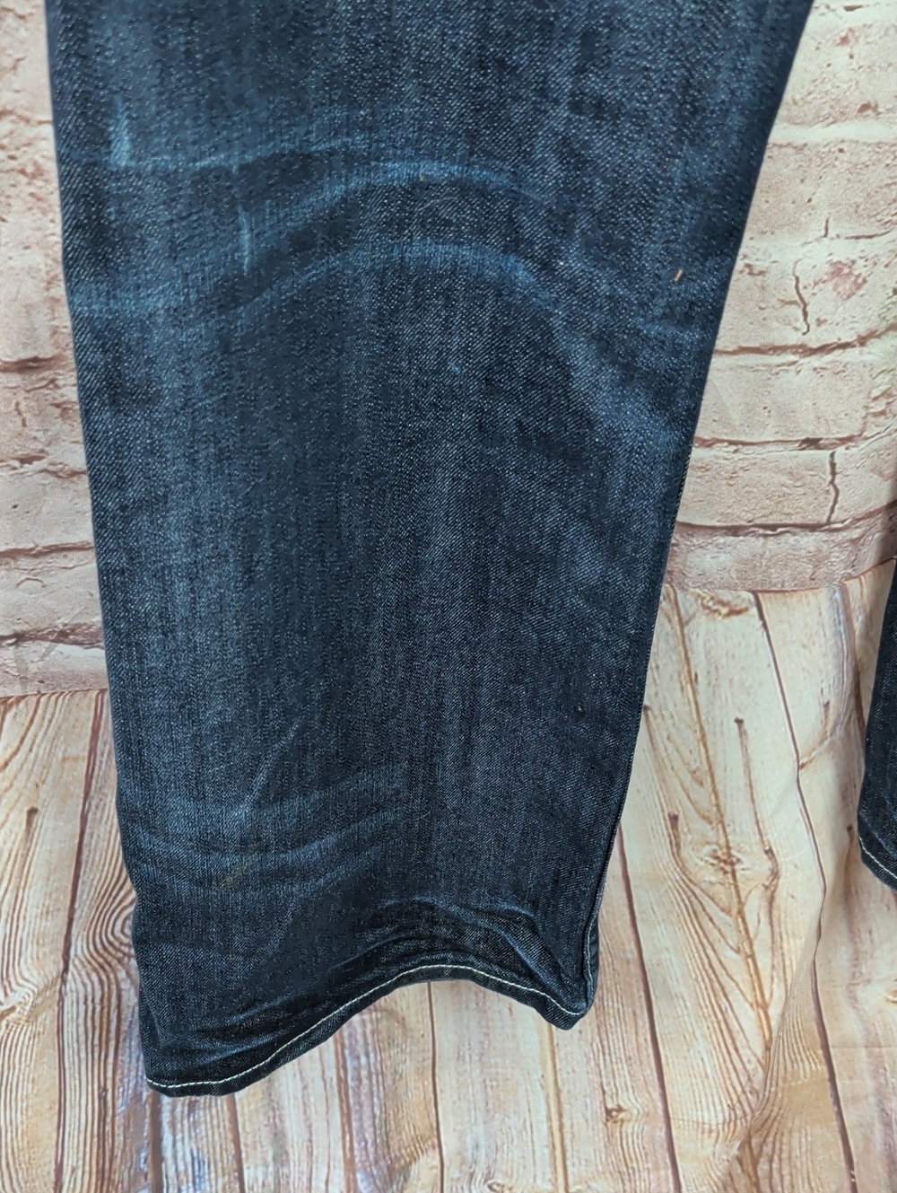 Helix Men's Dark Blue Bootcut Jeans 32 X 32 New - Picture 7 of 10